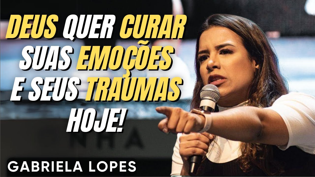 CHEGA de SOFRER!! É tempo de SORRIR - GABRIELA LOPES  2024 - Pregação Completa 2024