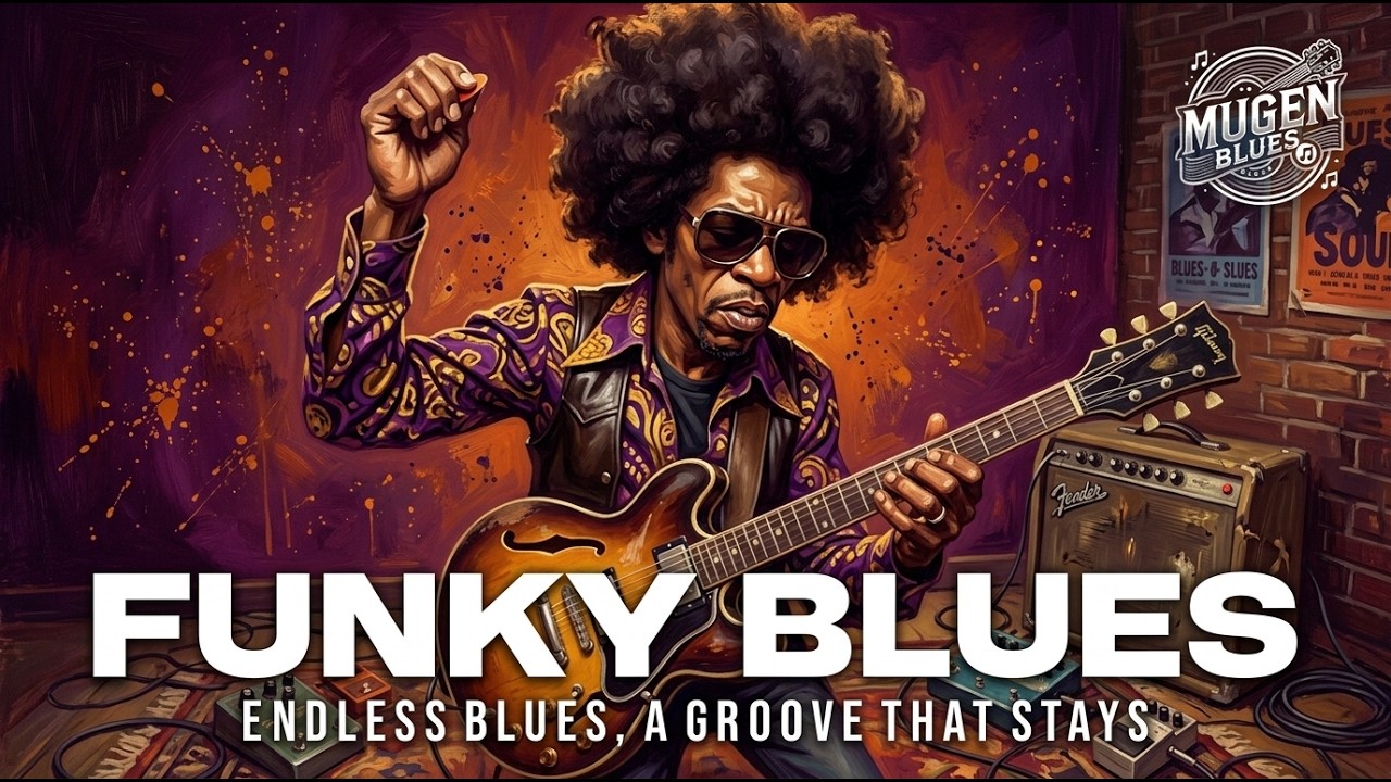 🔥 Deep Funky Blues Groove with Soulful Guitar | Blues Mix