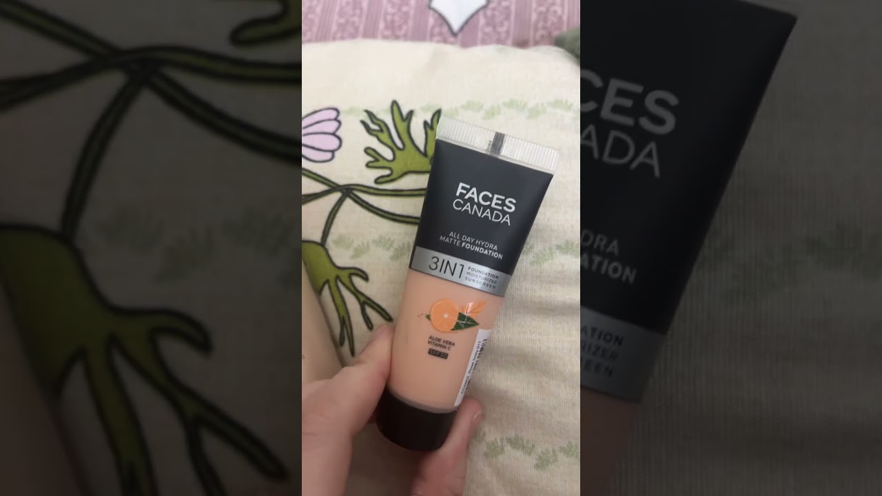Faces Canada matte foundation shade rose ivory 011 for fair pink undertone 