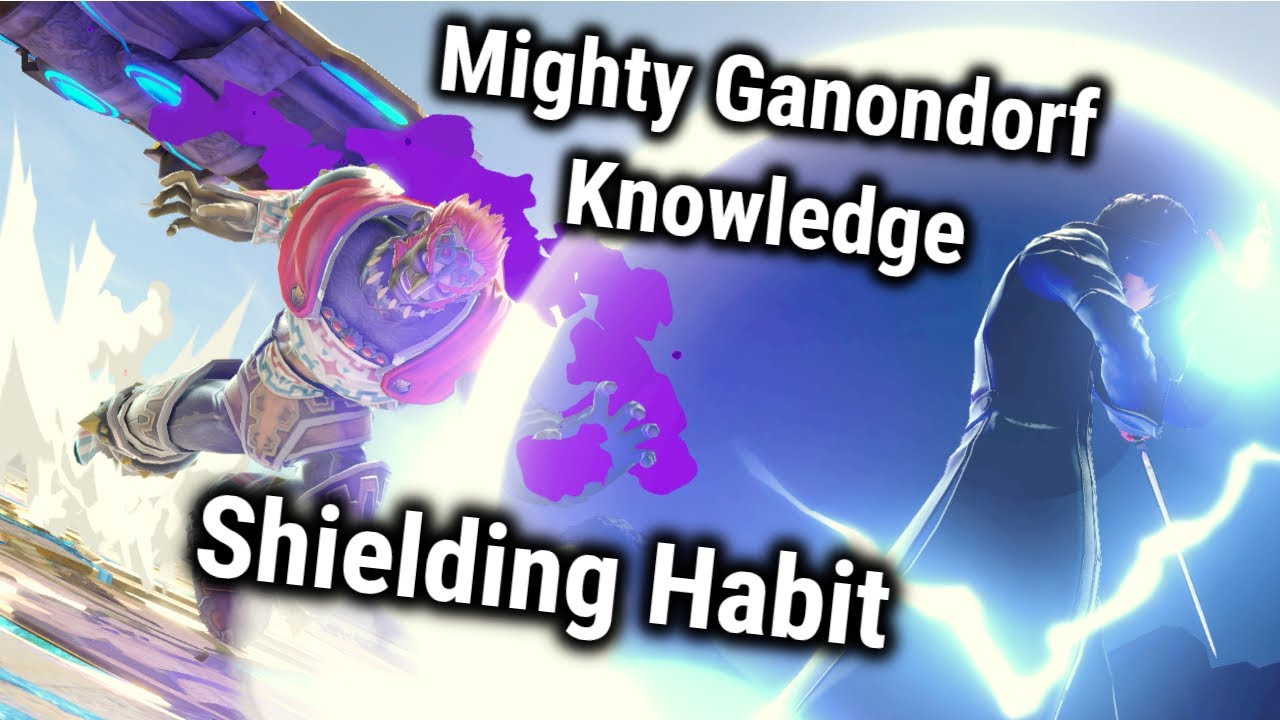 Mighty Ganondorf Knowledge - Shielding habit
