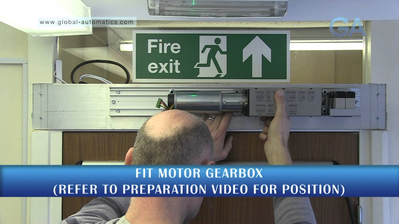 1 of 6 - How to Install an automatic swing operator -  Installation - Training Guide - Video 1