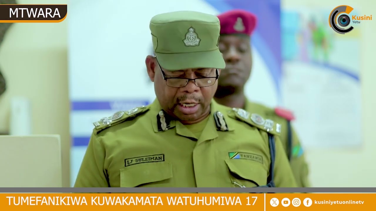 WATUHUMIWA 17 WAKAMATWA NA JESHI LA POLISI MTWARA