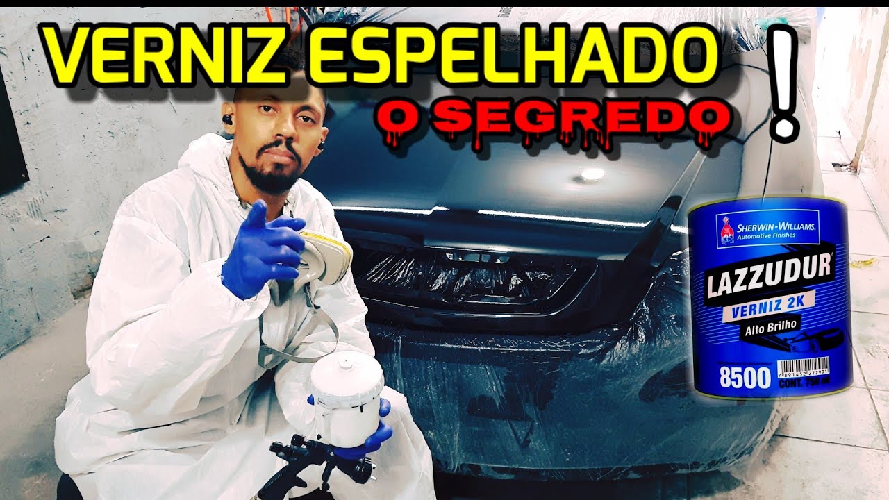 Pintura automotiva: COMO APLICAR VERNIZ ESPELHADO, SEM CASCA DE LARANJA #pintura #dicas #viral