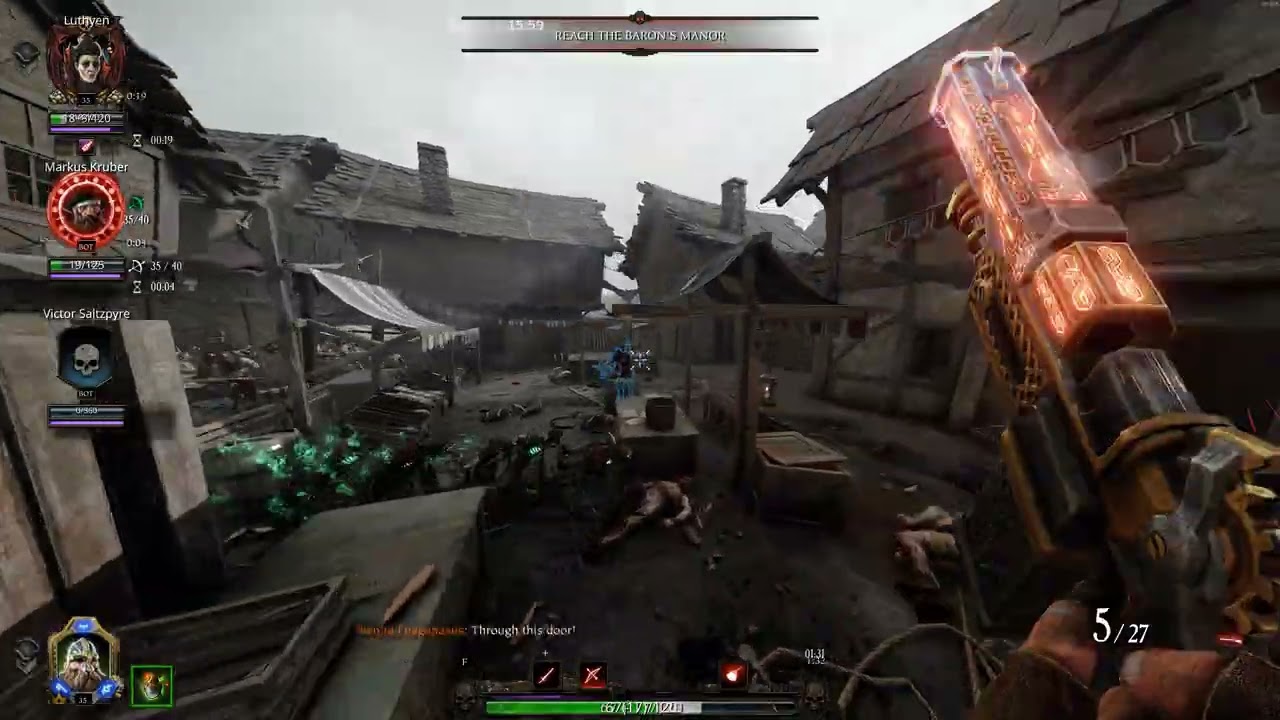 Vermintide 2 - Empire in Flames Cataclysm - 3 Deeds - Duo Win