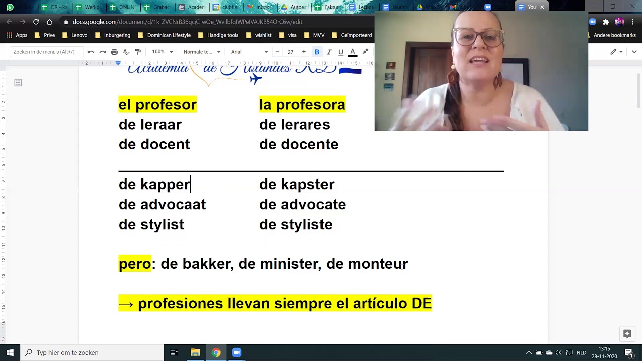 🇳🇱Clase de Holandés: beroepen (profesiones) leraar vs lerares 🤔