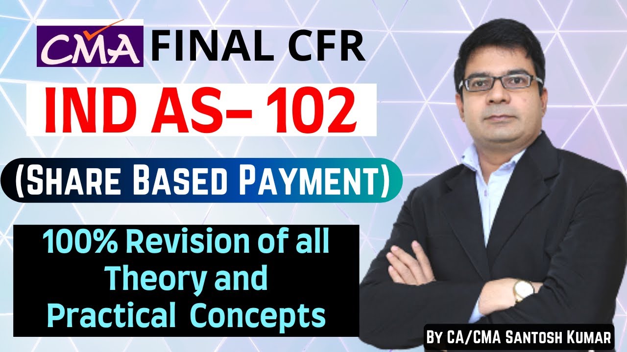 IND AS-102 | CMA Final CFR Revision of all Theory and Practical Concepts | By CA/CMA Santosh Kumar