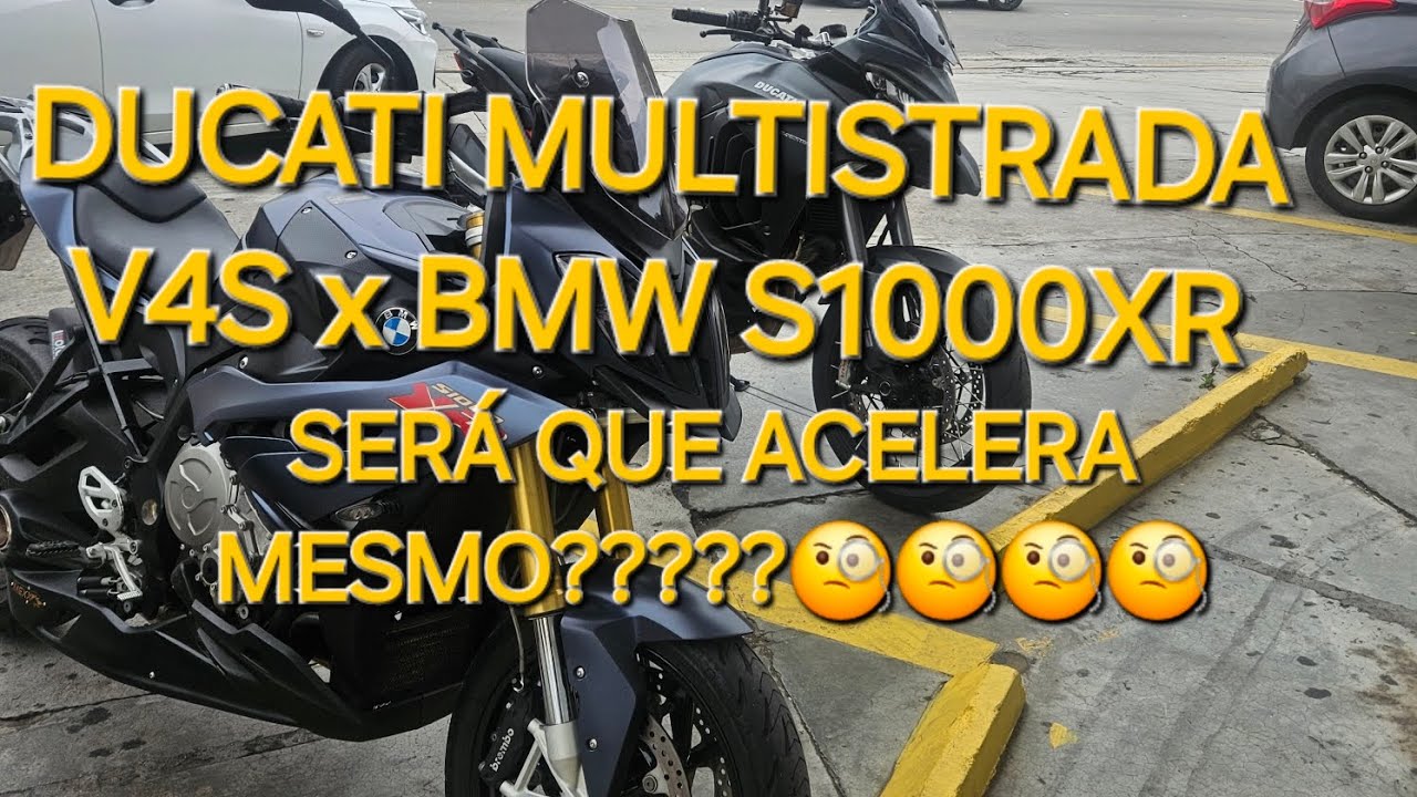 Ducati Multistrada V4S Racing Bigtrail - Pega e Teste Multistrada V4S vs BMW S1000XR moto VS moto