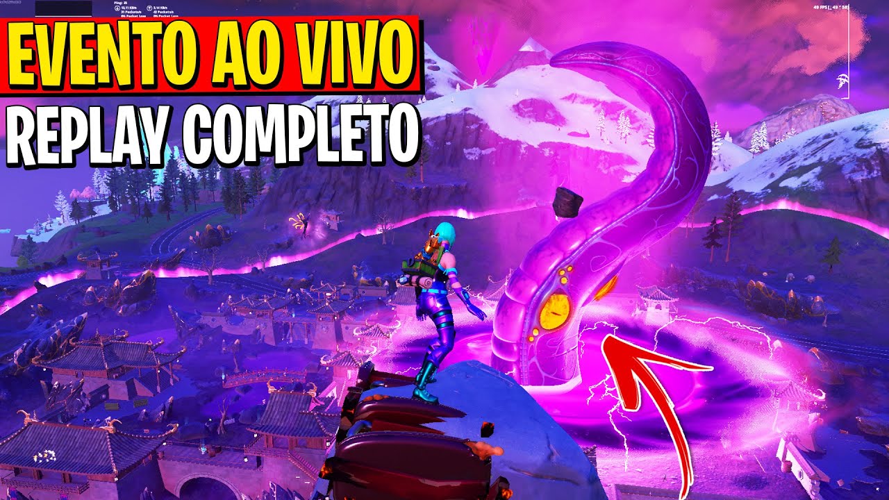 REPLAY COMPLETO EVENTO AO VIVO HORA HEROICA FORTNITE (MELHOR POV)