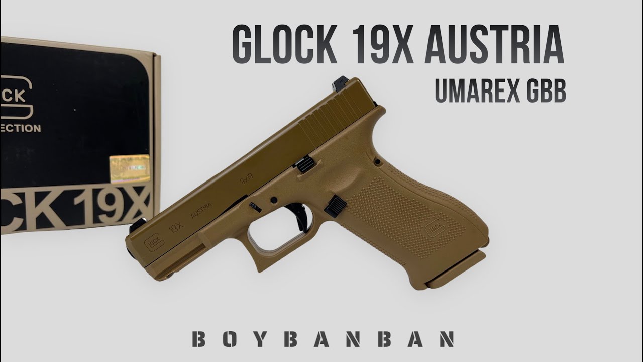Glock 19X Umarex GBB  สมจริง ปังมาก !! สั้นอัดแก๊ส ยิงแรง 330 FPS. | BOYBBGuN | Ep.124