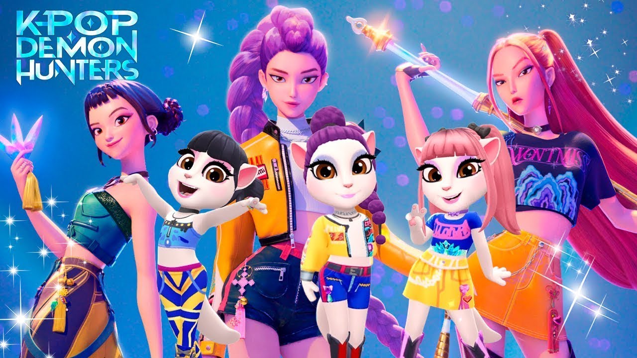 My Talking Angela 2 😈🎵 K POP DEMON HUNTERS | Cosplay Makeover