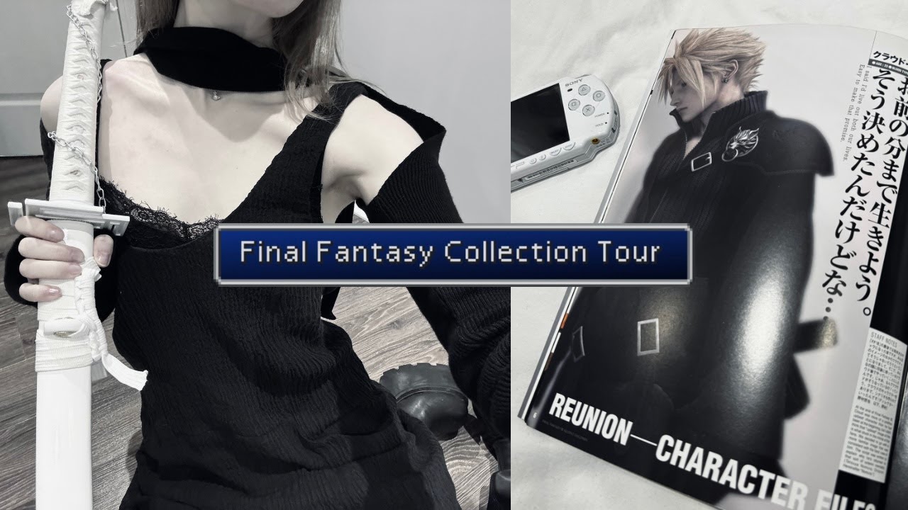 my entire Final Fantasy collection (so far hehe)
