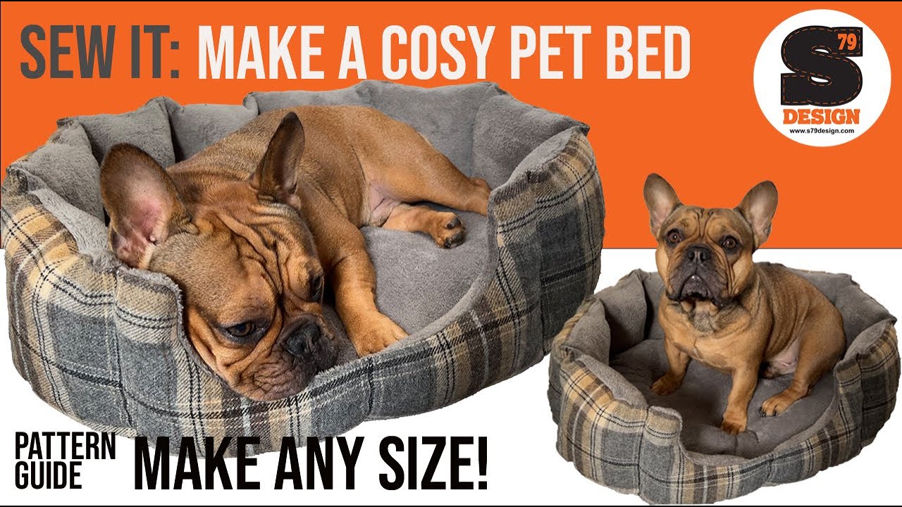 Sew an amazing dog bed! FULL TUTORIAL