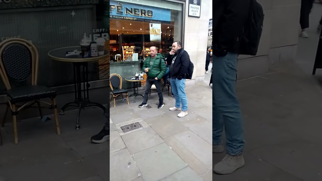 Londoner's just being Londoner's. #london #youtubevideo  #fypシ゚viral 😆