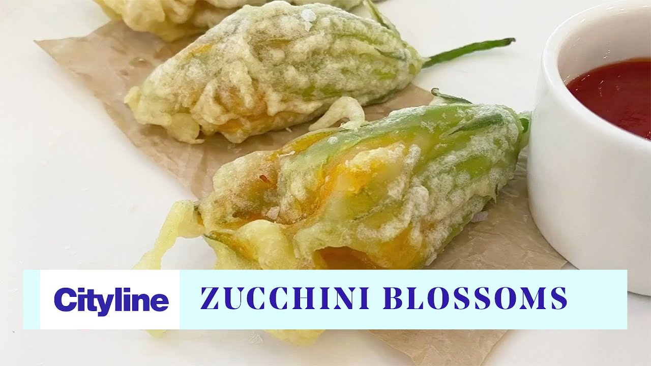 How to make mozzarella stuffed zucchini blossoms