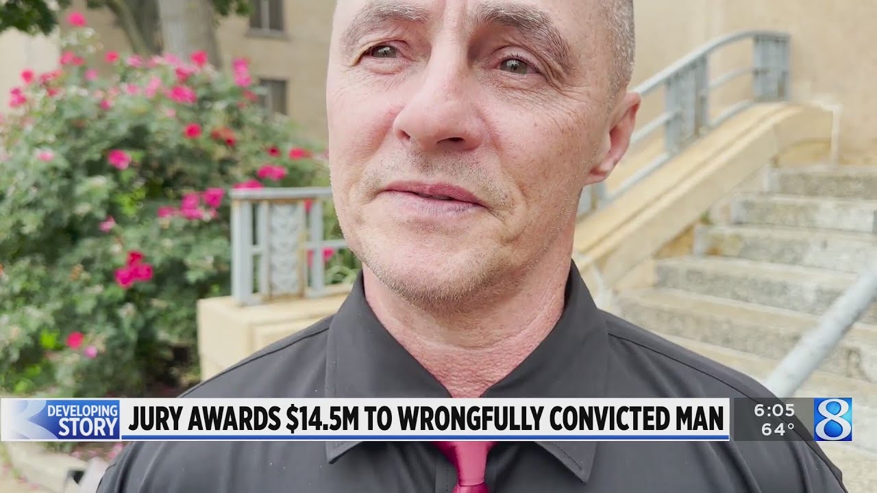 Exonerated man wins $14.5 million in lawsuit against detective