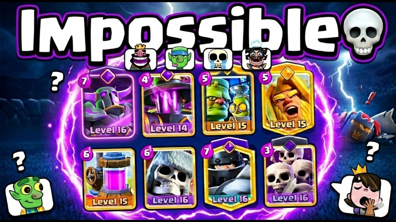 I Played the HEAVIEST Deck in Clash Royale (5.4 Elixir) 💀