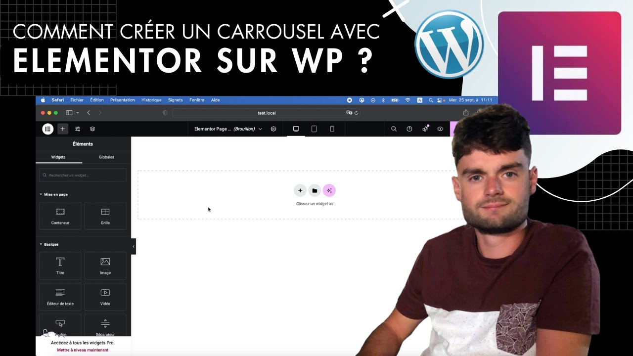 Comment créer un carrousel sur WordPress avec Elementor ?