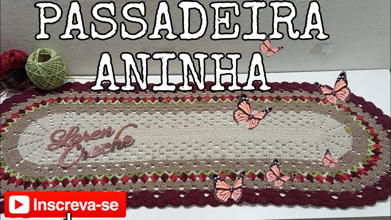 PASSADEIRA ANINHA /PASSADEIRA com tulipa e coração
