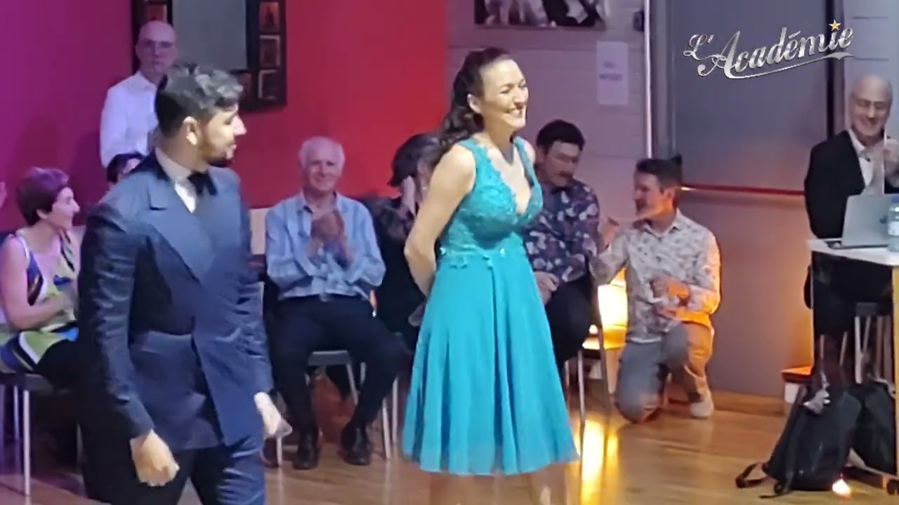 Maria Belen Giachello et Sebastian Jimenez à L' Académie - Aix Les Bains - 15 avril 2023