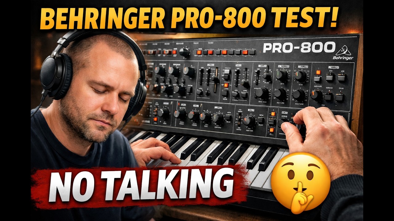 Behringer Pro-800 - HUGE STRINGS (No Talking)