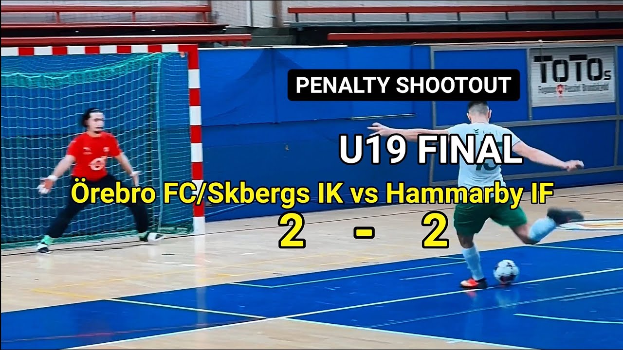 Hammarby IF u19 vs Örebro FC u19 penalty shootout #futsal #final #highlights #penaltyshootout
