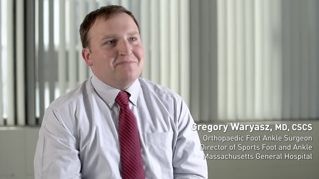 Meet Dr. Gregory Waryasz, a foot and ankle orthopaedic surgeon at Massachusetts General Hospital
