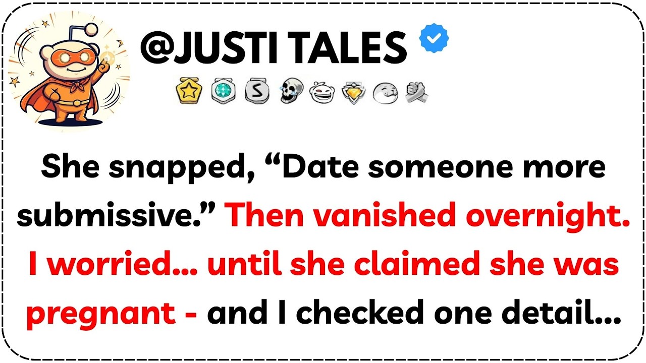 She snapped, “Date someone more submissive.” Then vanished overnight. I worried… until she claimed..