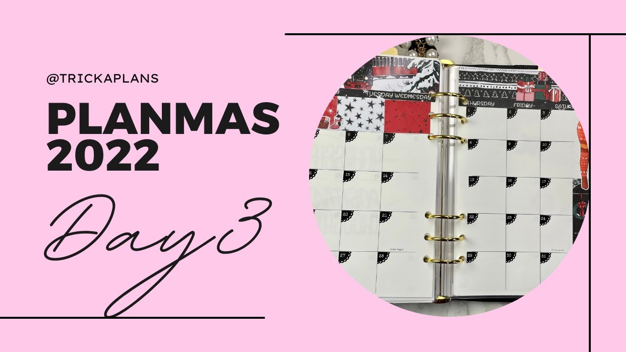 DAY 3 #planmas DECEMBER KIT LINEUP #dekdesigns #plannersisterstickers #cutenesssquad #trickaplans