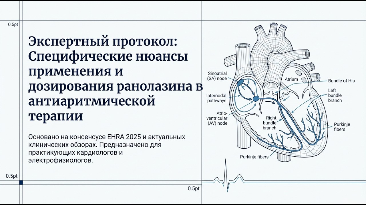 Как лечить аритмию без лишних миллиграммов: декупинг ранолазином, преодоление амиодаронового шаблона