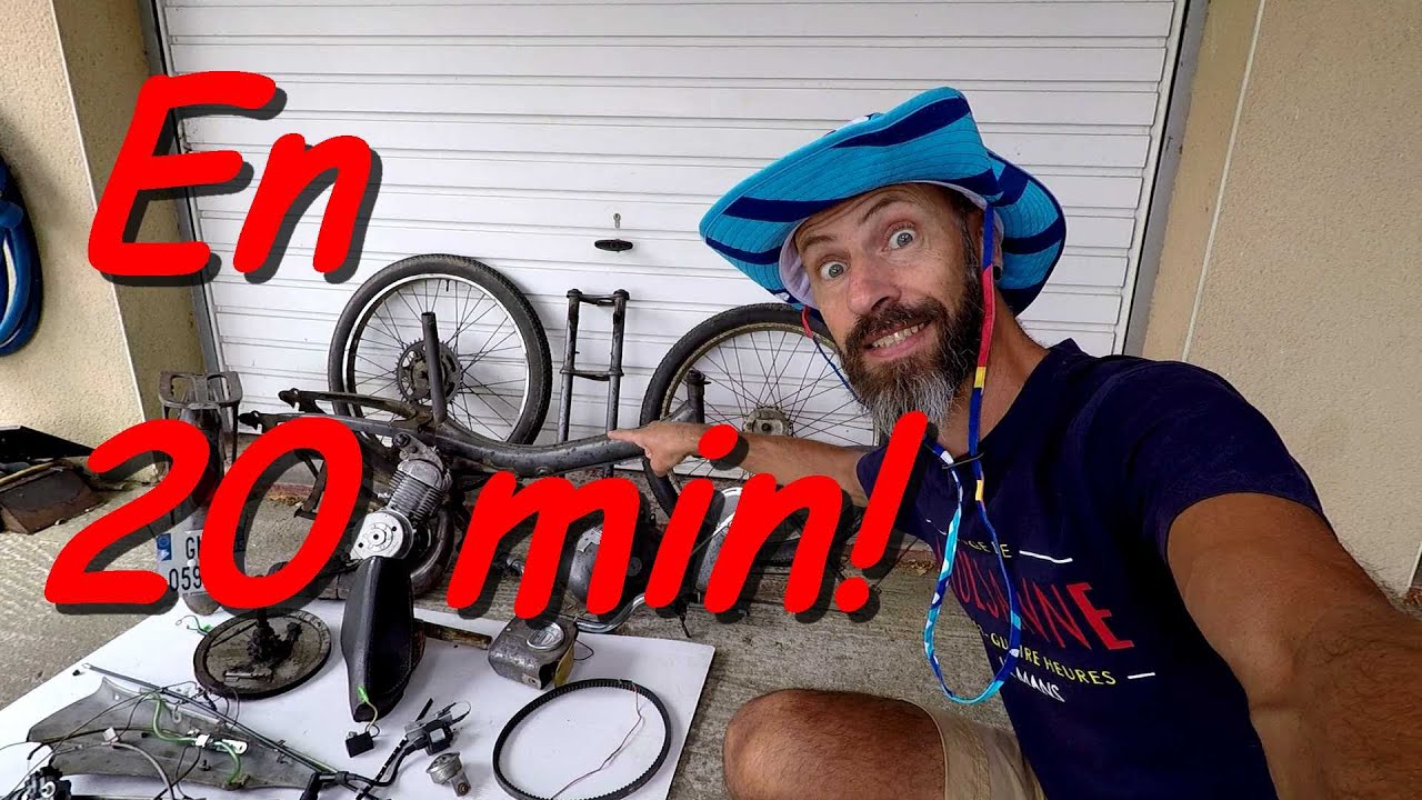 Comment démonter salement une Motobecane AV48, AV44 ou 42...etc (AV48  #1)