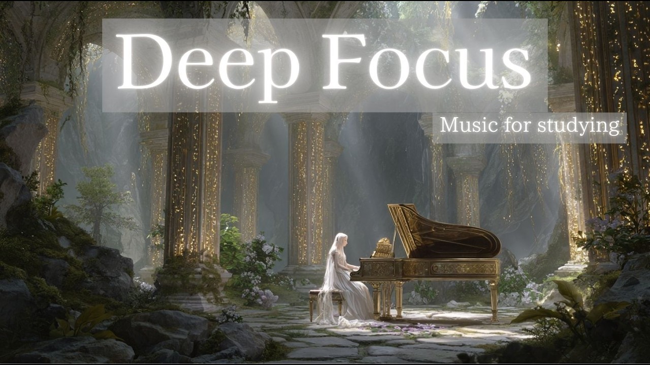 Deep Focus Piano｜作業・勉強用BGM 20分｜The Lost Sanctuary Woven by Light