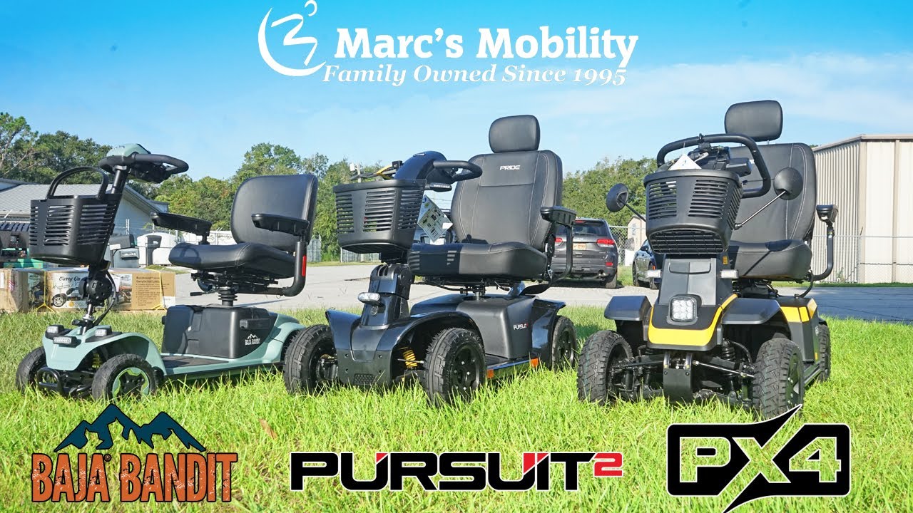 Fast Off-Road Mobility Scooters Compared – Baja Bandit, PX4 & Pursuit 2 Review