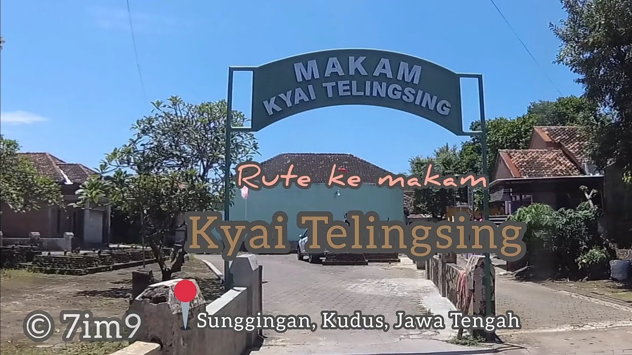 Jalur ke makam Kyai Telingsing. Sunggingan, Kota Kudus