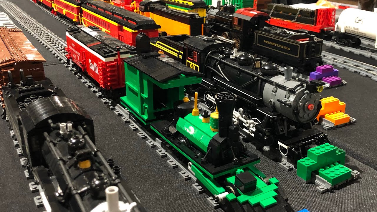 LEGO train layout at the 2024 Timonium train show!!