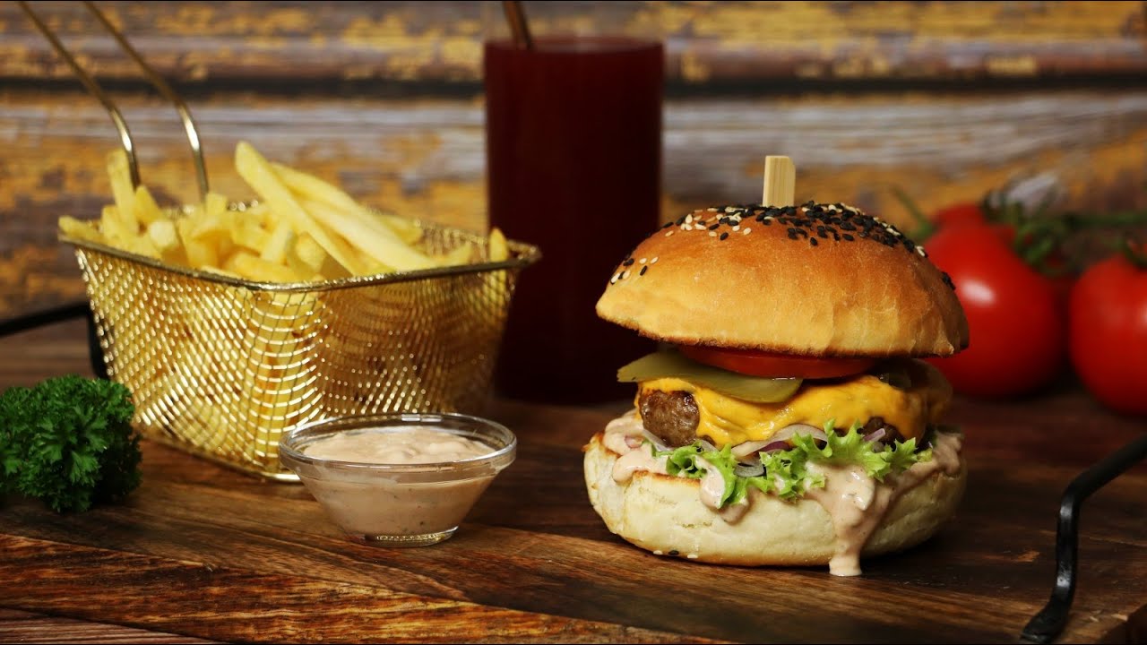 DOMAĆI HAMBURGER SA NAJBOLJIM UMAKOM - BIG MAC UMAK - PLJESKAVICE ZA HAMBURGER - KLASIČNI HAMBURGER