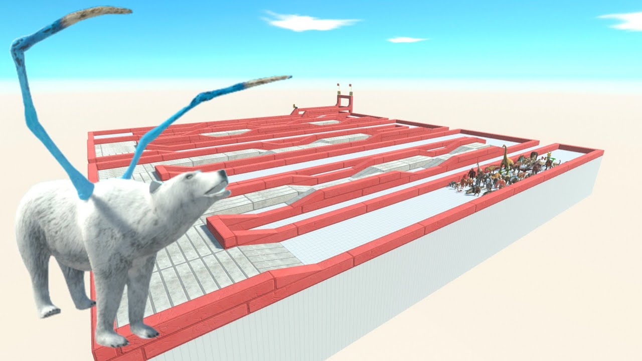Escape From Alien Polar Bear - Last Survivor - Animal Revolt Battle Simulator
