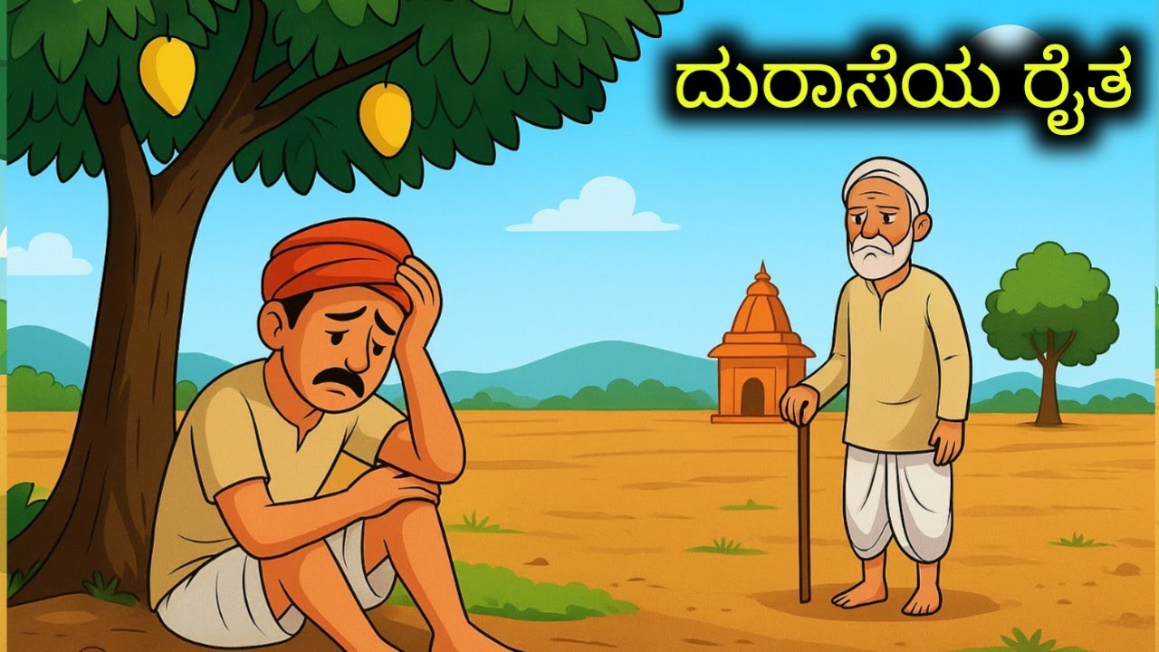 ದುರಾಸೆಯ ರೈತ || duraseya raitha ||#raita #kannadakathe #raitarkathe #kannadaraitakathe #motalstory