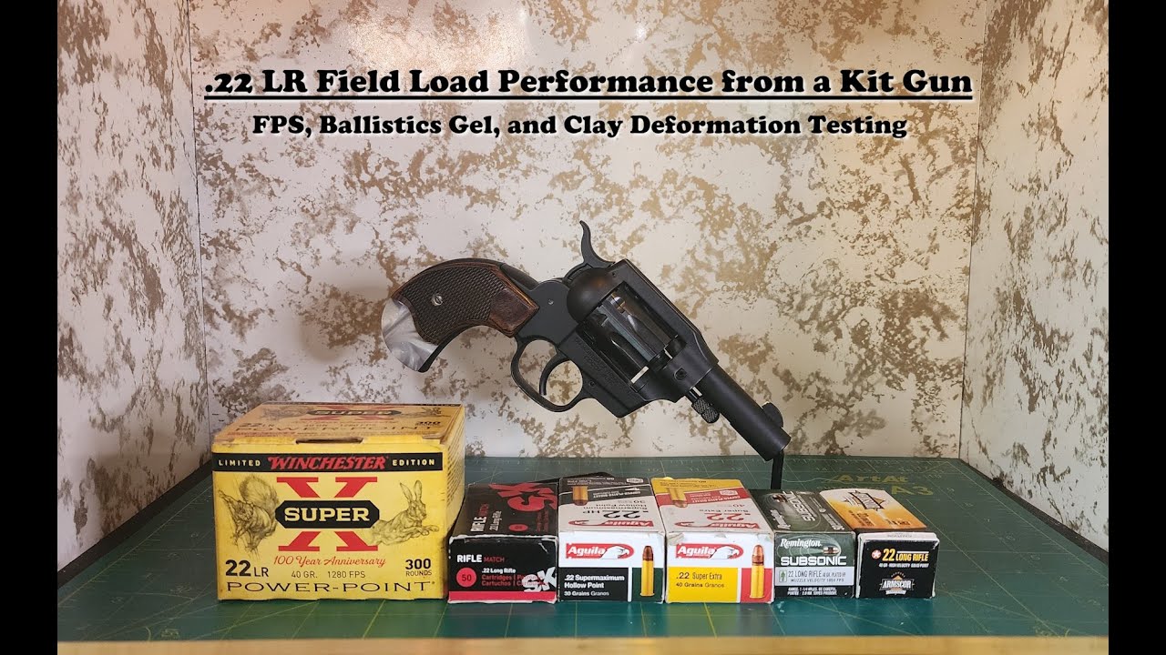 22lr Field Loads out of a kit gun, the Diamondback Sidekick Birdshead Revolver with 3" barrel.