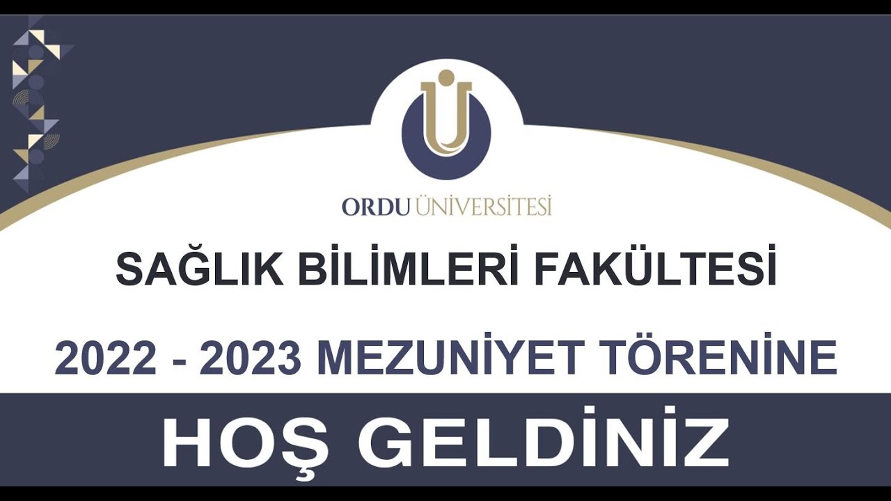 Sağlık Bilimleri Fakültesi 2022-2023 Mezuniyet Töreni