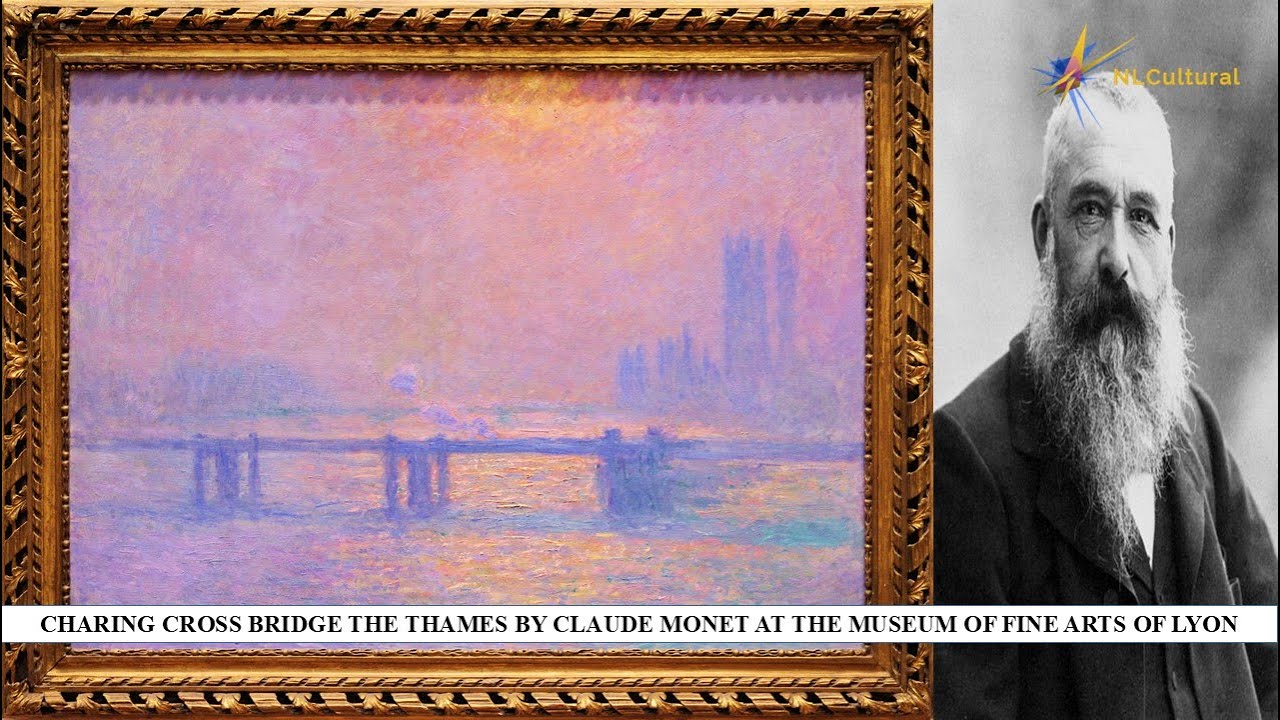 Charing Cross Bridge, the Thames by Claude Monet at the Museum of Fine Arts of Lyon