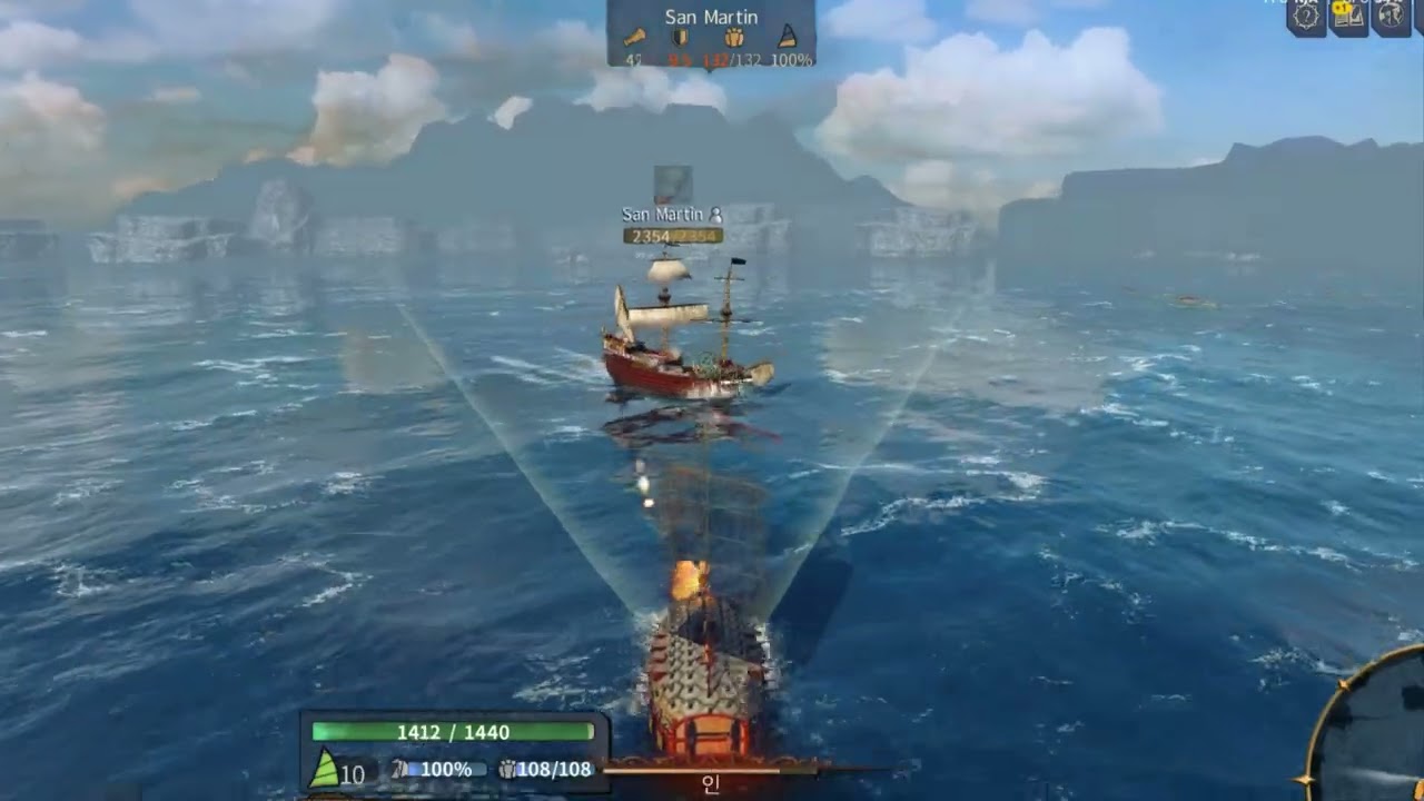 World of sea battle(WOSB) 토너먼트 귀선 09