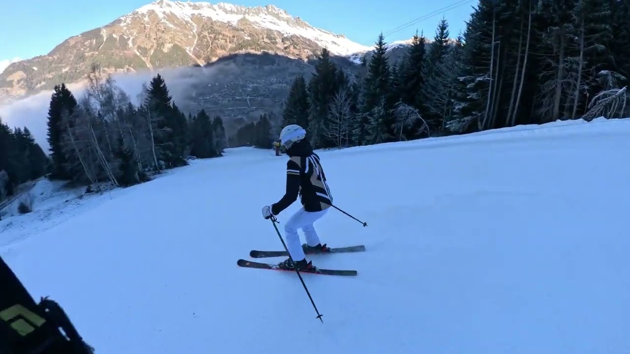 Laura ski Alpe d'Huez january 6 2026