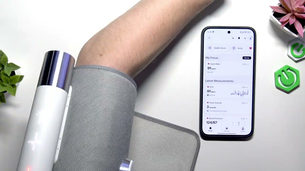 WITHINGS BPM Core – Как провести тройное (x3) измерение артериального давления