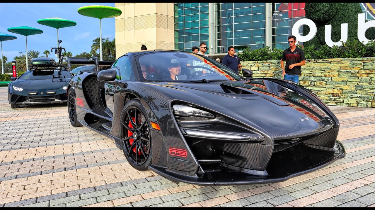 300+ SUPERCARS - HYPERCARS Arriving to TOY RALLY - Pagani Huayra, Bugatti Chiron, DDE McLaren SENNA