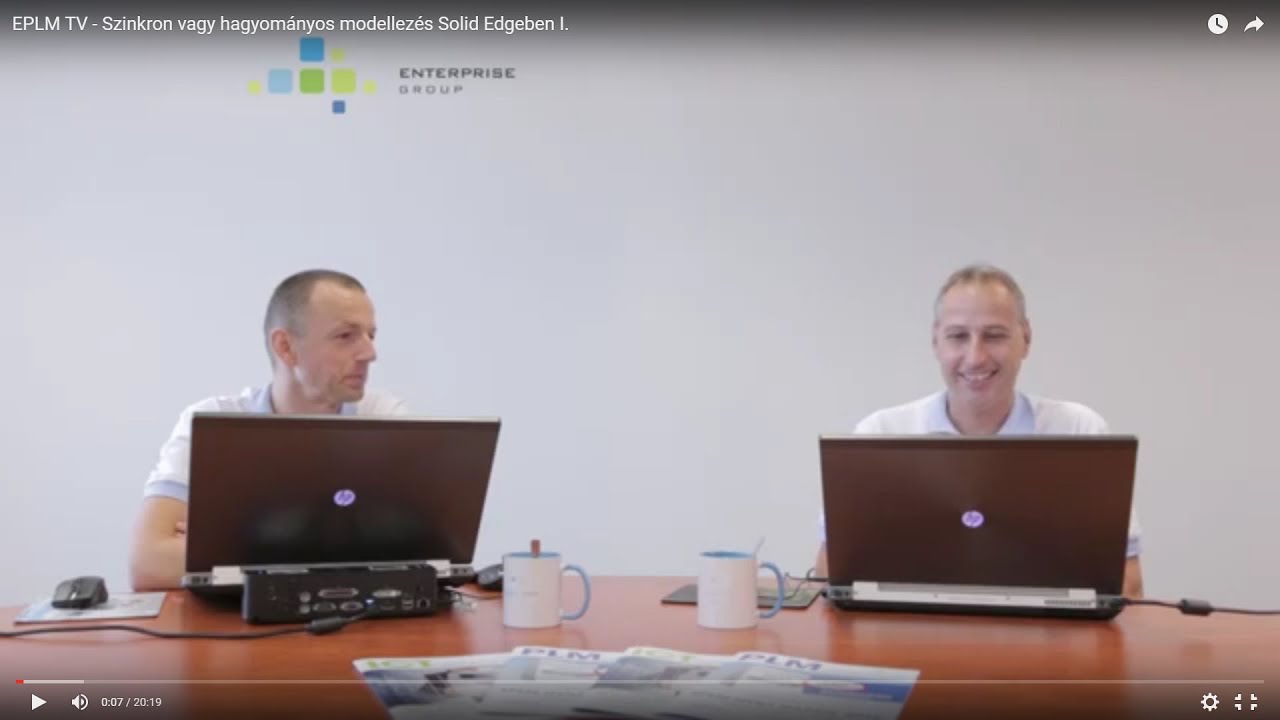 EPLM TV - Szinkron vagy hagyományos modellezés a Solid Edgeben I.