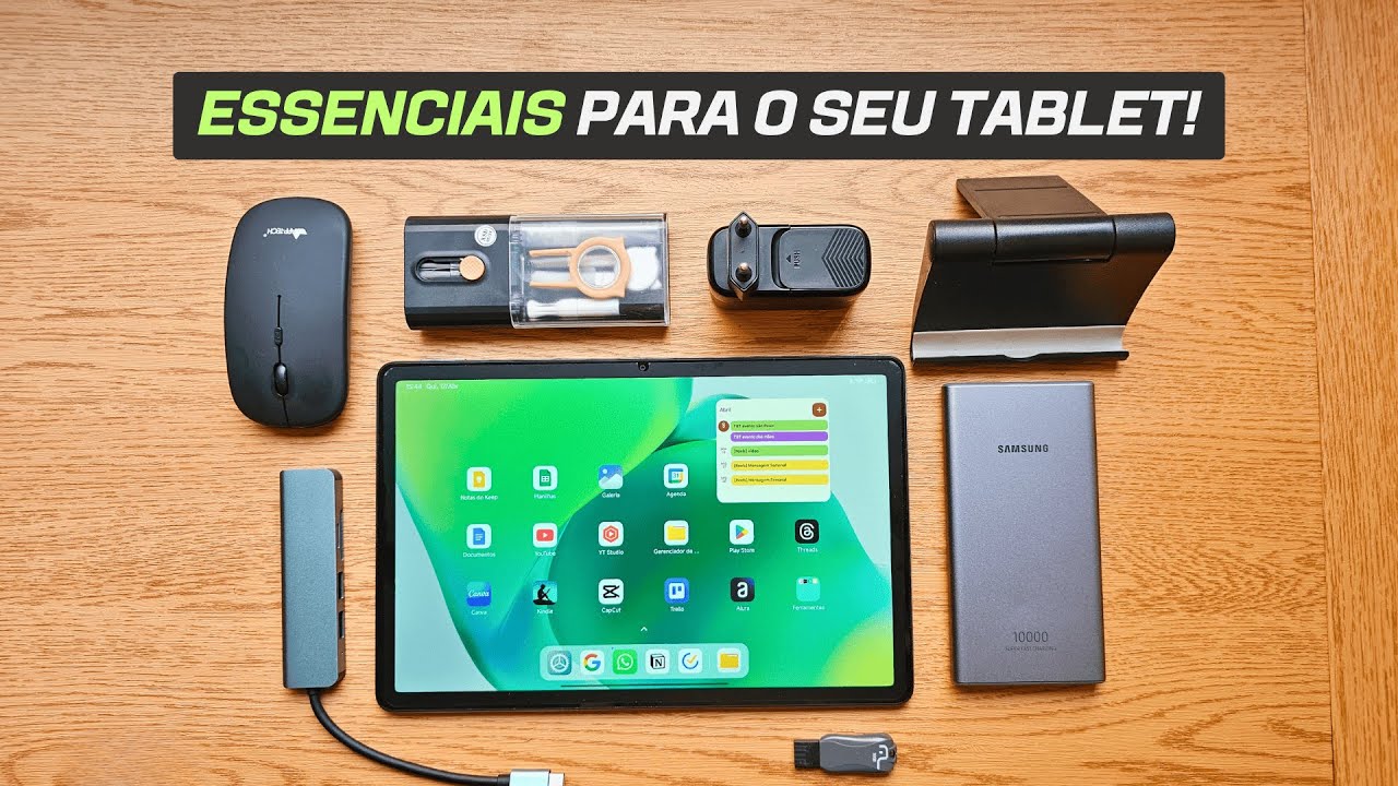 Redmi Pad SE: Os melhores acessórios para trabalhar fora de casa!