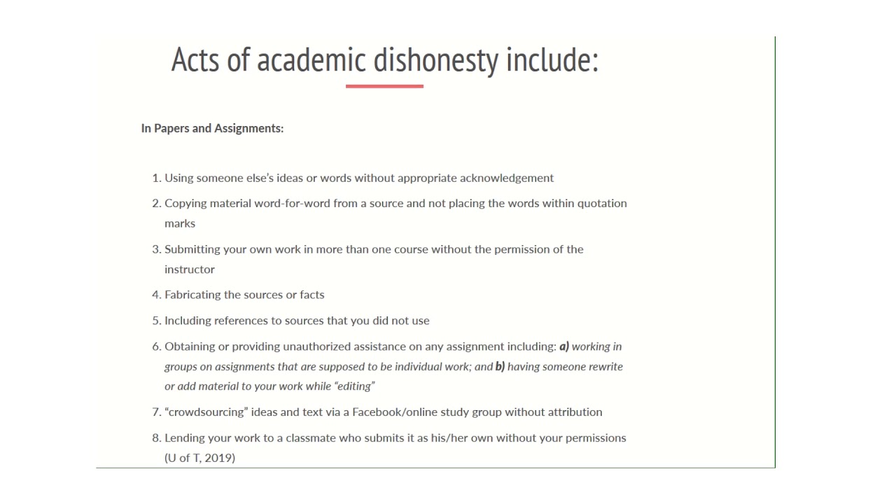 Academic Integrity at Seneca College