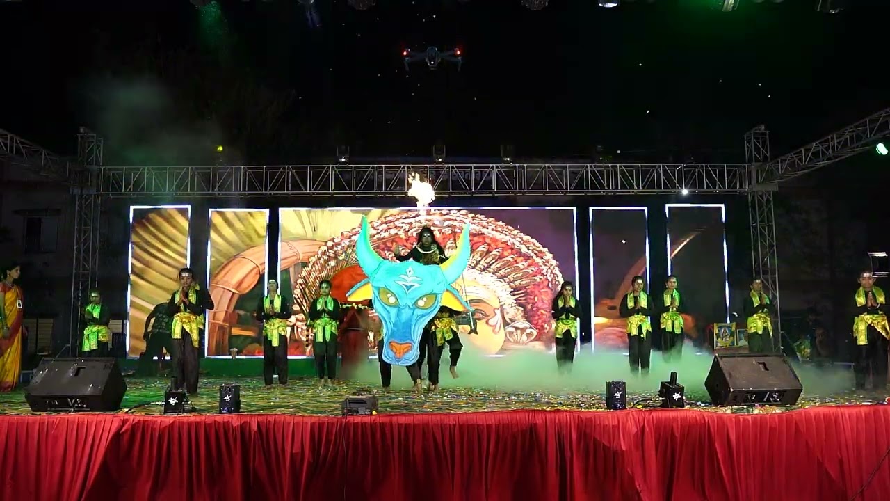 KANTARA THEME BY 6TH TO 9TH CLASSES GIRLS. BVN SCHOOL DHANWADA ANNUAL DAY BLOSSOM 2026 CELEBRATIONS.