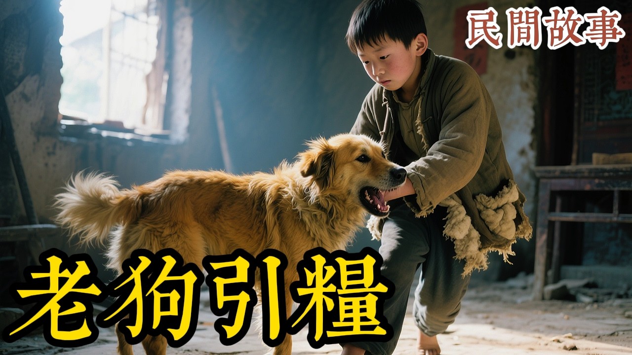 流浪孤兒分半塊饃給瘸腿老狗，竟換來吃不完的「聚寶盆」！貪心叔叔搶走後結局驚人！#民间故事 #故事頻道 #听书 #民間故事 #有聲書 #說書 #睡前故事 #情感