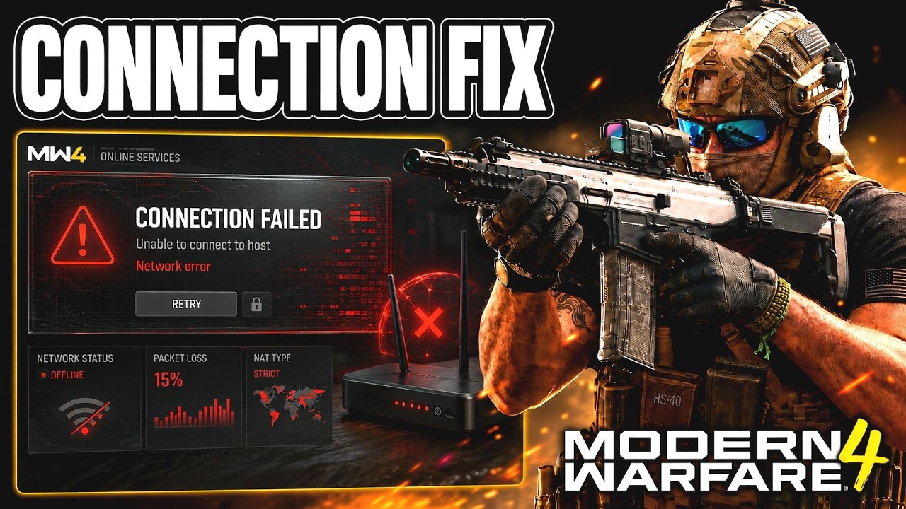 Modern Warfare 4 Connection Failed Fix - Full Guide